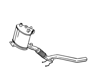 Sot-/Partikelfilter Avgassystem in the group Exhaust parts / Particle filter diesel at  Professional Parts Sweden AB (095-331)