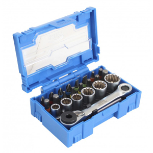 24pcs bit socket set in the group Tools & equipment / Hand tools at  Professional Parts Sweden AB (10991050)