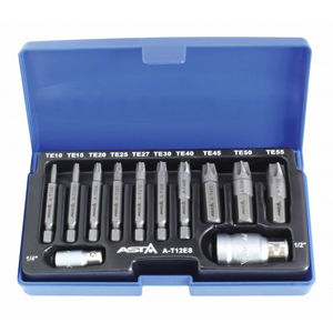 12pcs torx damaged set extractor in the group Tools & equipment / Hand tools at  Professional Parts Sweden AB (10991052)