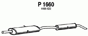 Rear muffler in the group  at  Professional Parts Sweden AB (P1660)