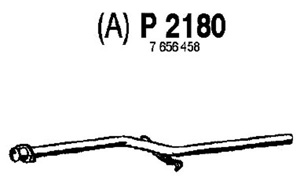 Intermediate pipe in the group  at  Professional Parts Sweden AB (P2180)