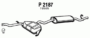 Rear muffler in the group  at  Professional Parts Sweden AB (P2187)