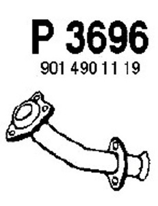 Front pipe in the group  at  Professional Parts Sweden AB (P3696)