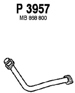 Front pipe in the group  at  Professional Parts Sweden AB (P3957)