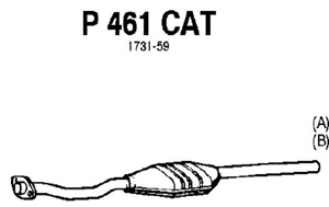 Catalytic converter in the group  at  Professional Parts Sweden AB (P461CAT)