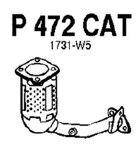 Catalytic converter in the group  at  Professional Parts Sweden AB (P472CAT)