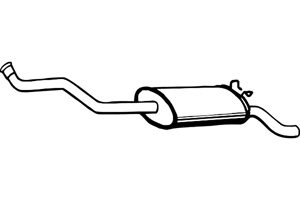 Rear muffler in the group  at  Professional Parts Sweden AB (P4990)