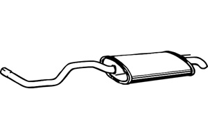 Rear muffler in the group  at  Professional Parts Sweden AB (P5542)