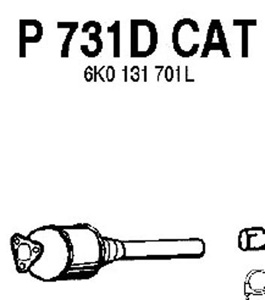 Catalytic converter in the group  at  Professional Parts Sweden AB (P731DCAT)