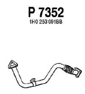 Front pipe in the group  at  Professional Parts Sweden AB (P7352)