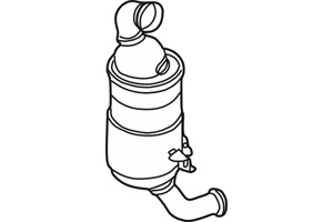 Catalytic converter in the group  at  Professional Parts Sweden AB (P9196DCAT)