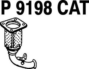 Catalytic converter in the group  at  Professional Parts Sweden AB (P9198CAT)