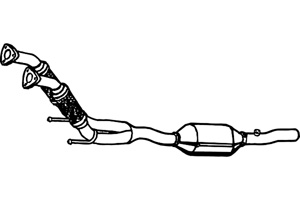 Catalytic converter in the group Exhaust parts / Catalytic converter at  Professional Parts Sweden AB (P9566CAT)