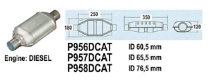 Catalytic converter in the group Exhaust parts / Catalytic converter at  Professional Parts Sweden AB (P956DCAT)