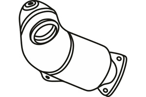 Catalytic converter in the group Exhaust parts / Catalytic converter at  Professional Parts Sweden AB (P9585DCAT)