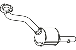 Catalytic converter in the group Exhaust parts / Catalytic converter at  Professional Parts Sweden AB (P9589CAT)