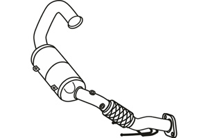 Catalytic converter in the group Exhaust parts / Catalytic converter at  Professional Parts Sweden AB (P9601DCAT)