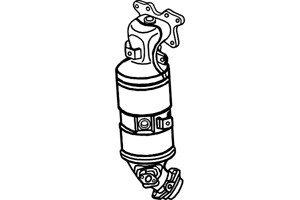 Catalytic converter in the group Exhaust parts / Catalytic converter at  Professional Parts Sweden AB (P9605CAT)