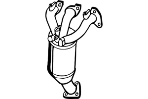 Catalytic converter in the group Exhaust parts / Catalytic converter at  Professional Parts Sweden AB (P9638CAT)