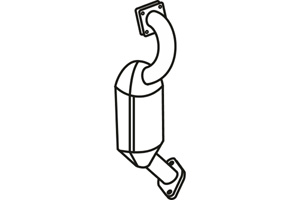 Catalytic converter in the group Exhaust parts / Catalytic converter at  Professional Parts Sweden AB (P9653CAT)