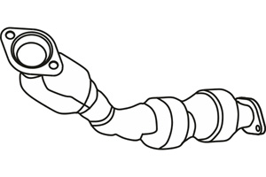 Catalytic converter in the group Exhaust parts / Catalytic converter at  Professional Parts Sweden AB (P9757CAT)