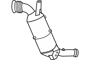 Diesel particle filter in the group Exhaust parts / Particle filter diesel at  Professional Parts Sweden AB (P9815DPF)