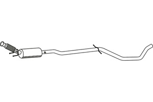 Diesel particle filter in the group Exhaust parts / Particle filter diesel at  Professional Parts Sweden AB (P9829DPF)