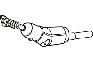 Diesel particle filter in the group Exhaust parts / Particle filter diesel at  Professional Parts Sweden AB (P9833DPF)