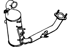 Diesel particle filter in the group Exhaust parts / Particle filter diesel at  Professional Parts Sweden AB (P9855DPF)