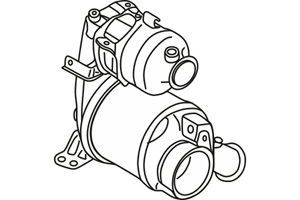 Diesel particle filter in the group Exhaust parts / Particle filter diesel at  Professional Parts Sweden AB (P9859DPF)