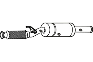 Diesel particle filter in the group  at  Professional Parts Sweden AB (P9886DPF)