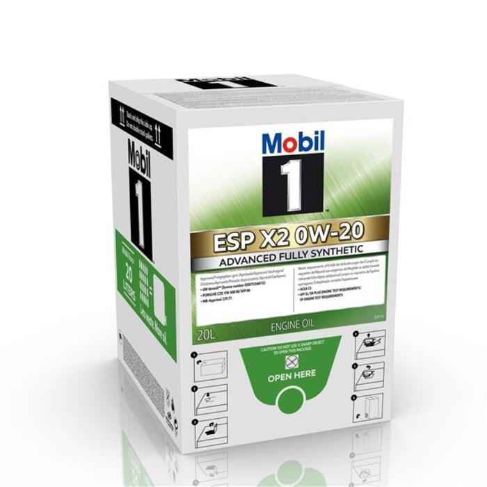 MOBIL 1 ESP X2 0W-20 BAG-IN-BOX-20L